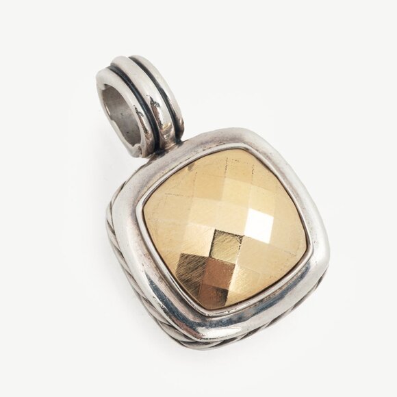 David Yurman Albion 18k Gold & Sterling Silver Pendant - Picture 1 of 3